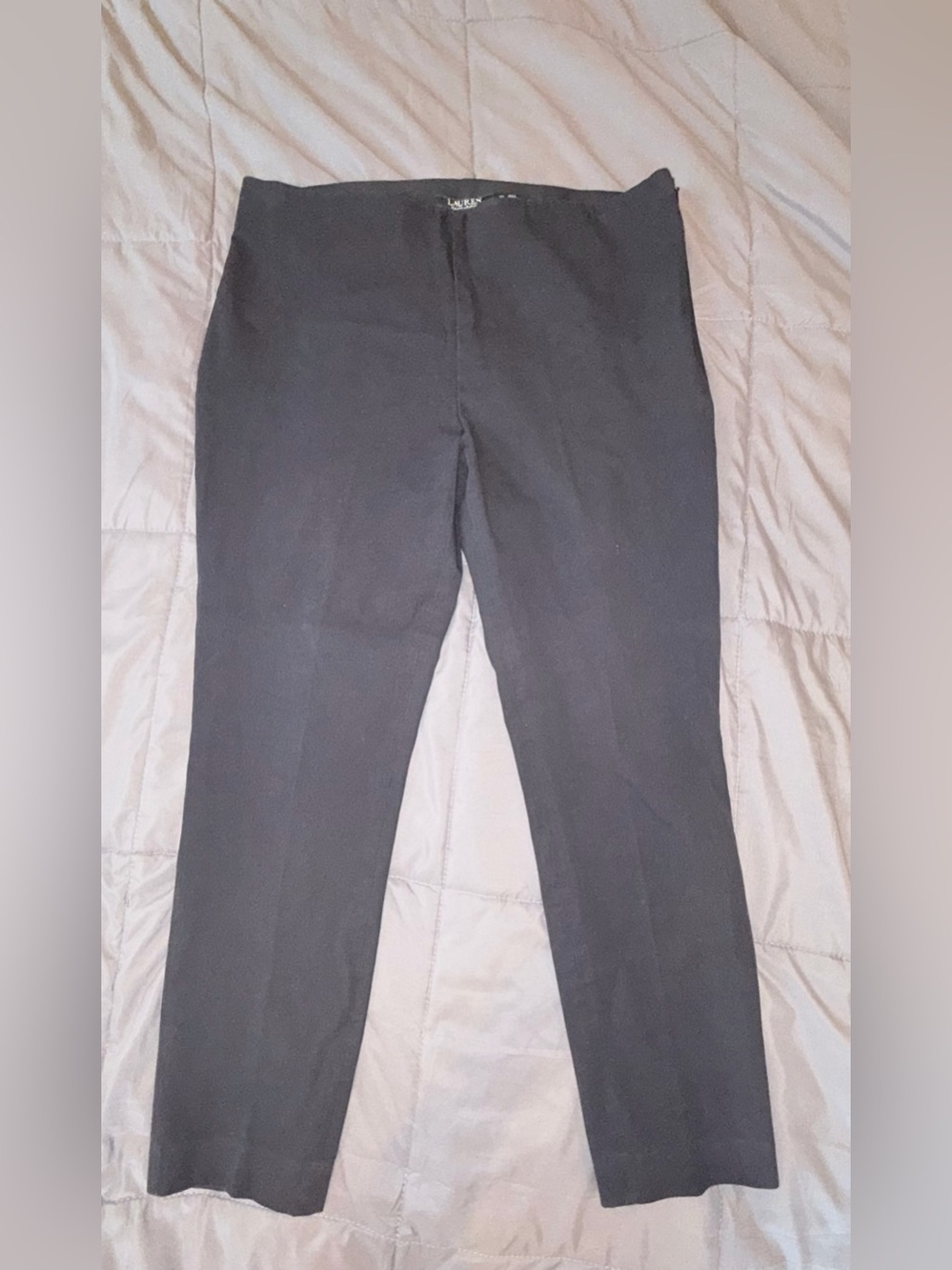 Lauren Ralph Lauren Black Stretch Ankle Dress Pants Women’s Size 10